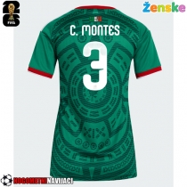 Ženske Nogometnih dresov Mehika Cesar Montes #3 Domači SP 2026 Kratki rokavi